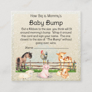 Landbouwhuisdieren Barnyard Baby Bump Game Enclosu Informatiekaartje
