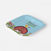 Landbouwhuisdieren Barnyard Birthday Papieren Bordje (Gebogen)