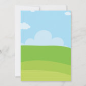 Landbouwhuisdieren Barnyard Birthday Party Kaart (Achterkant)