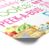 Landbouwhuisdieren Barnyard Birthday-teken Poster (Hoek)