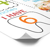 Landbouwhuisdieren Birthday-mijlpaal Poster (Hoek)