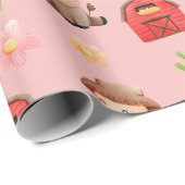 Landbouwhuisdieren Cadeaupapier (Rol Hoek)