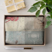 Landbouwhuisdieren collage tissue decoupage papier (Geschenk)