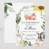 Landbouwhuisdieren - Dagelijkse uitnodiging tot he (Voorkant / Achterkant)