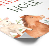 Landbouwhuisdieren die in de gaten houden poster (Hoek)