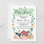 landbouwhuisdieren en het uitnodigen van grote Bab Kaart (Voorkant)