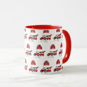 Landbouwhuisdieren en Roodtractor Barnyard Boys Gi Mok (Voorkant rechts)