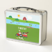 Landbouwhuisdieren en Roodtrekkerbarrière - Aangep (Achterkant)