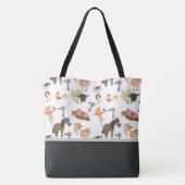 Landbouwhuisdieren | Gepersonaliseerd Tote Bag (Achterkant)