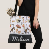 Landbouwhuisdieren | Gepersonaliseerd Tote Bag (Dichtbij)