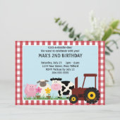 Landbouwhuisdieren Gevogelte Kaart (Staand voorkant)