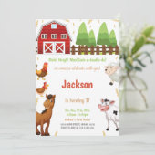 Landbouwhuisdieren Kaart (Staand voorkant)