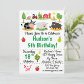 Landbouwhuisdieren Kaart (Staand voorkant)