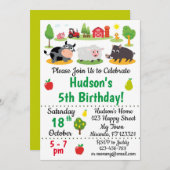 Landbouwhuisdieren Kaart (Voorkant / Achterkant)