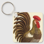  landbouwhuisdieren Kippen, wortelstok Sleutelhanger (Voorkant)