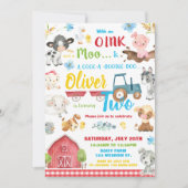 Landbouwhuisdieren op de tweede werf van 2 oktober kaart (Voorkant)