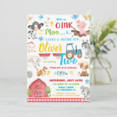 Landbouwhuisdieren op de tweede werf van 2 oktober kaart (Staand voorkant)