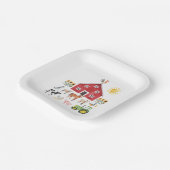 Landbouwhuisdieren Papieren Bordje (Gebogen)