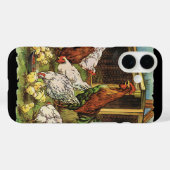  landbouwhuisdieren, rooster, kippen Case-Mate iPhone case (Achterkant (horizontaal))