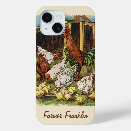  landbouwhuisdieren, rooster, kippen Case-Mate iPhone case (Achterkant)