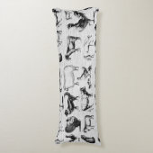  landbouwhuisdieren Rustische kuilen Lichaamskussen (Voorkant Verticaal)