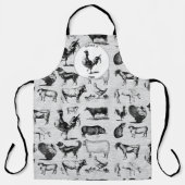 landbouwhuisdieren Rustische kuilen Schort (Voorkant)