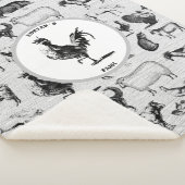  landbouwhuisdieren Rustische kuilen Sherpa Deken (3/4)