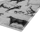  landbouwhuisdieren Rustische kuilen Snijplank (Hoek)