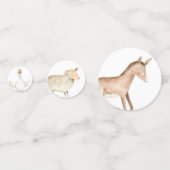 Landbouwhuisdieren Tafel Confetti (Achterkanten)