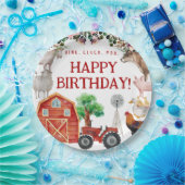 Landbouwhuisdieren verkeren in het Boerderij van d Papieren Bordje (Feest)