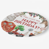 Landbouwhuisdieren verkeren in het Boerderij van d Papieren Bordje (Gekanteld)