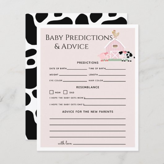 Landbouwhuisdieren — Voorspellingen en adviezen vo (Voorkant / Achterkant)