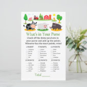 Landbouwhuisdieren Wat zit er in je handtas? (Staand voorkant)