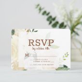 Landbouwhuisvesting, vers Rustisch Waterverf RSVP Kaartje (Staand voorkant)