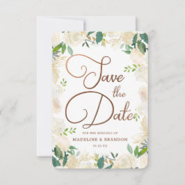 Landbouwhuisvesting, vers Rustisch Waterverf Save The Date