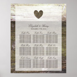 Landbouwhuiszetkaart voor houtweddenweddenschappen poster