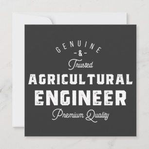 Landbouwingenieur, cool, ingenieur, engineering kaart