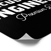 Landbouwingenieur, cool, ingenieur, engineering poster (Hoek)