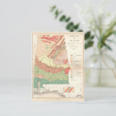 landbouwkaart van Alabama (1882) Briefkaart (Staand voorkant)