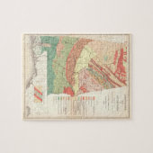  landbouwkaart van Alabama (1882) Legpuzzel (Horizontaal)