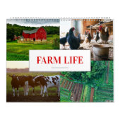 Landbouwkalenders Home Wall Boerderij Life Kalender (Hoes)