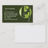 landbouwkettingzaag voor boomchirurg visitekaartje (Voorkant / Achterkant)