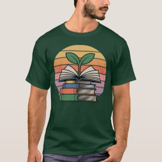Landbouwleraar Kennisgroei Zonsondergang Vecto T-shirt