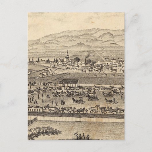 Landbouwmaatschappij Sonoma en Marin District Briefkaart (Voorkant)