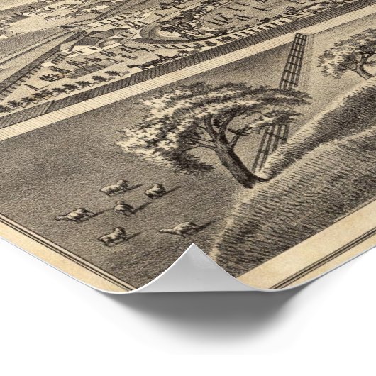 Landbouwmaatschappij Sonoma en Marin District Poster (Hoek)