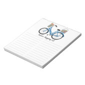 Landbouwmarkt — Bike Grocery Shopping List CUSTOM Notitieblok (Linkerzijde)