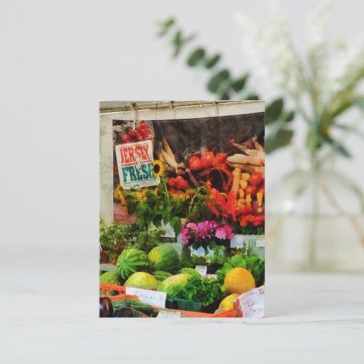 Landbouwmarkt Briefkaart (Staand voorkant)