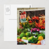 Landbouwmarkt Briefkaart (Voorkant / Achterkant)