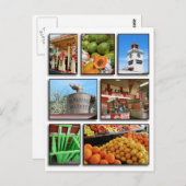 Landbouwmarkt Briefkaart (Voorkant / Achterkant)