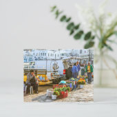 Landbouwmarkt Briefkaart (Staand voorkant)